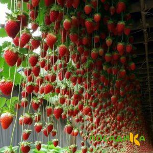 Клубника ампельная Анастасия купить по цене от 370р. в интернет-магазине «Посадика» с доставкой почтой в в Кировске и по всей России – [изображение №1].