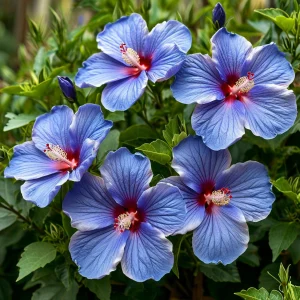 Гибискус садовый Блуминг Квин купить по цене от 259р. в интернет-магазине «Посадика» с доставкой почтой в в Кировске и по всей России – [изображение №1].