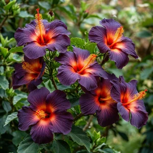 Гибискус Вивида Флэр купить по цене от 279р. в интернет-магазине «Посадика» с доставкой почтой в в Кировске и по всей России – [изображение №1].