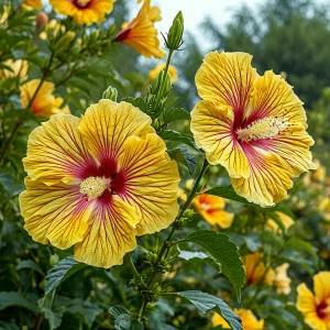 Гибискус Свит Соната купить по цене от 249р. в интернет-магазине «Посадика» с доставкой почтой в в Кировске и по всей России – [изображение №1].