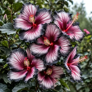 Гибискус садовый Самер Бридж купить по цене от 306р. в интернет-магазине «Посадика» с доставкой почтой в в Кировске и по всей России – [изображение №1].